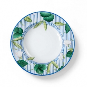 Alberto Pinto Potager Blue Soup Plate