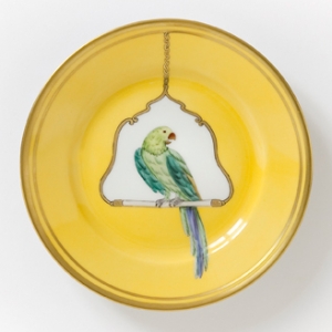 Alberto Pinto / Pinto Paris Les Perroquetes Bread & Butter Plate