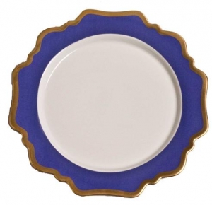 Anna Weatherley Anna's Palette Indigo Blue Dinner Plate