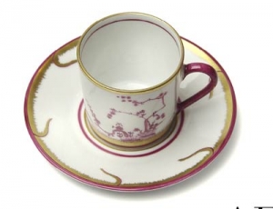 Alberto Pinto / Pinto Paris Chinoiserie Coffe Cup & Saucer