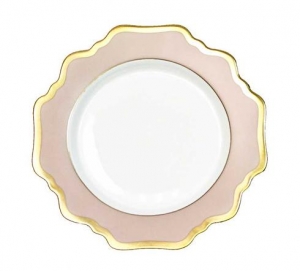 Anna Weatherley Anna's Palette  Dusty Rose Bread + Butter Plate