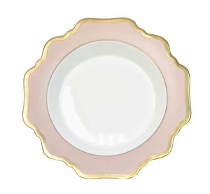 Anna Weatherley Anna's Palette Dusty Rose Soup / Pasta Bowl