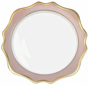 Anna Weatherley Anna's Palette Dusty Rose Charger - 12"