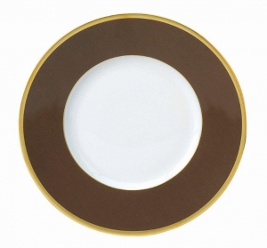 Les Indiennes - Gold Filet Brown / Gold Filet  - Presentation Plate