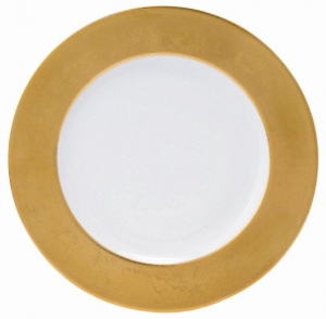 Philippe Deshoulieres Carat Gold Presentation Plate / White Center - 12.6 "