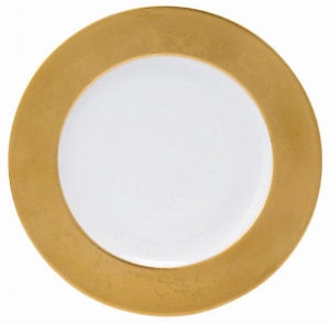 Philippe Deshoulieres Carat Gold Presentation Plate / White Center - 12.6 "