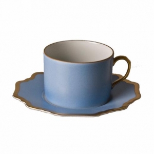 Anna Weatherley Anna's Palette Sky Blue Tea Saucer