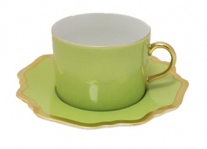 Anna Weatherley Anna's Palette Summer Green Tea Saucer
