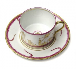 Alberto Pinto / Pinto Paris Chinoiserie Tea Cup & Saucer