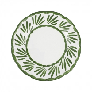 Vietri Arezzo Green Dinner Plate - 10.25"