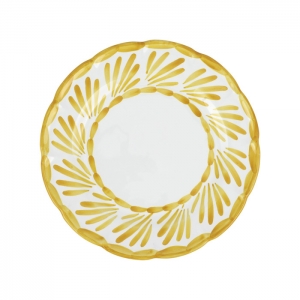 Vietri Arezzo Yellow Dinner Plate - 10.25