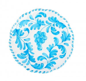Vietri Arezzo Aqua Salad Plate