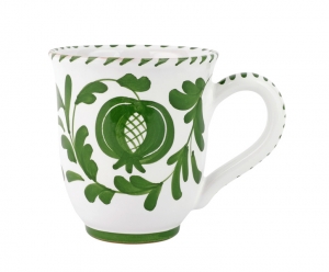 Vietri Arezzo Green Mug