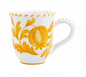 Vietri Arezzo Yellow Mug