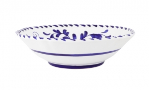 Vietri Arezzo Cobalt Serving Bowl