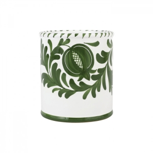Vietri Arezzo Green Utensil Holder