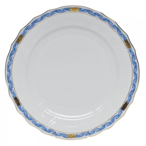 Herend Chinese Bouquet Garland Blue Dinner Plate