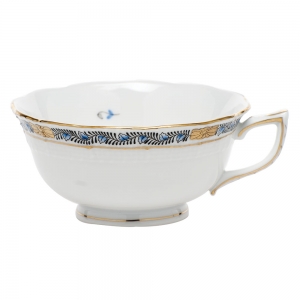 Herend Chinese Bouquet Garland Black Sapphire Tea Cup - 8 oz.