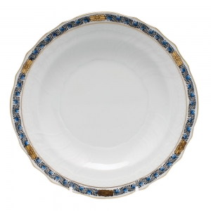 Herend Chinese Bouquet Garland Black Sapphire Salad Plate - 7.5"