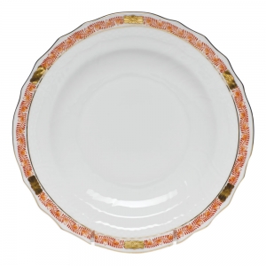 Herend Chinese Bouquet Garland Rust Salad Plate