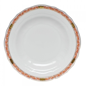 Herend Chinese Bouquet Garland Rust Dessert Plate