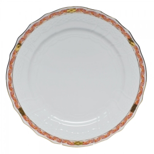 Herend Chinese Bouquet Garland Rust Service Plate