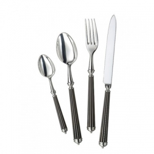 Alain Saint Joanis Lignes Black 5 Piece Setting