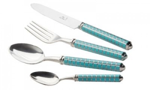 Alain Saint Joanis Maya -Turquoise 5 Piece Setting