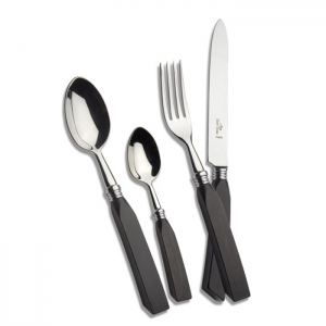 Alain Saint Jonais Monaco Ebony Flatware 5 Piece Setting