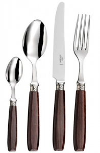 Alain Saint Joanis Sancy Rosewood Stainless 5 Piece Setting*
