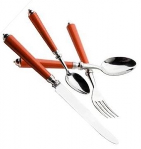 Alain Saint Joanis Seville Coral Silverplate 5 Piece Setting*