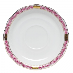 Herend Chinese Bouquet Garland Raspberry Tea Saucer