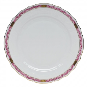 Herend Chinese Bouquet Garland Raspberry Dinner Plate