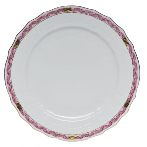 Herend Chinese Bouquet Garland Raspberry Service Plate