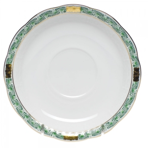 Herend Chinese Bouquet Garland Green Tea Saucer