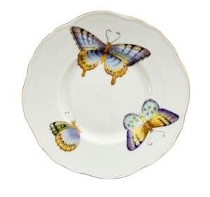 Anna Weatherley Butterflies! Bread & Butter Plate (Round) - 6"