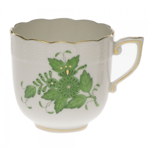 Herend Chinese Bouquet Green Mocha Cup