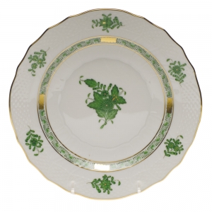 Herend Chinese Bouquet Green Salad Plate - 7.5"