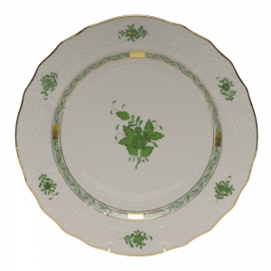 Herend Chinese Bouquet Green Service Plate