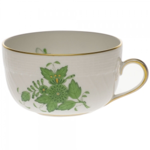 Herend Chinese Bouquet Green Canton Cup - 6 oz.