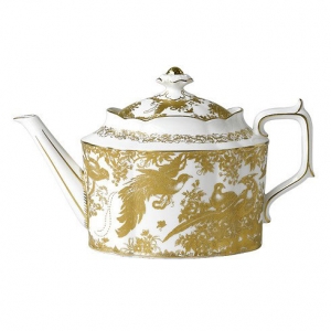 Royal Crown Derby Aves Gold Teapot -Large / 36 oz.