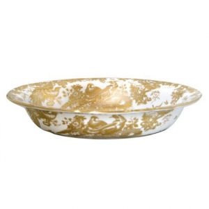 Royal Crown Derby Aves Gold Open Vegetable Dish