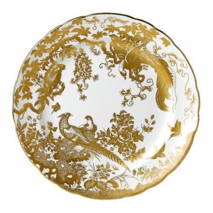 Royal Crown Derby Aves Gold Service Plate