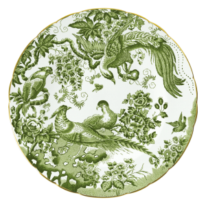 Royal Crown Derby Aves Accent Plate - Green