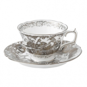 Royal Crown Derby Aves Palladium Tea Cup - 8 oz.
