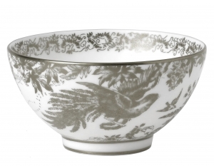 Royal Crown Derby Aves Palladium Rice Bowl - 4.5"