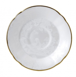 Royal Crown Derby Aves Pearl Tea Saucer