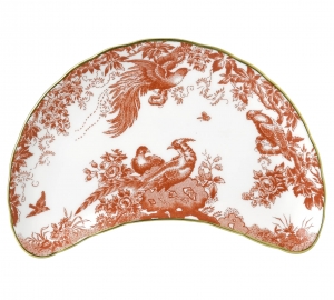 Royal Crown Derby Aves Red Crescent Salad Plate