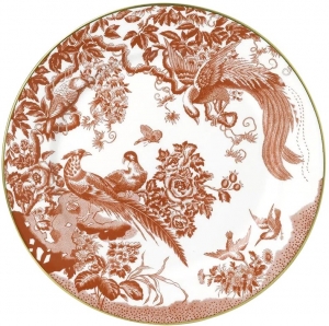 Royal Crown Derby Aves Red Service Plate  - 12"