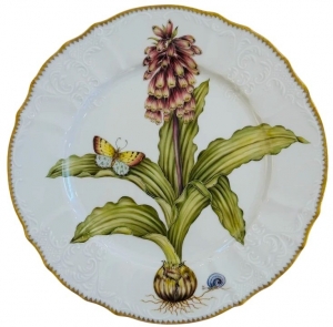 Anna Weatherley Flowers Of Yesterday Dinner Plate - Narcissus